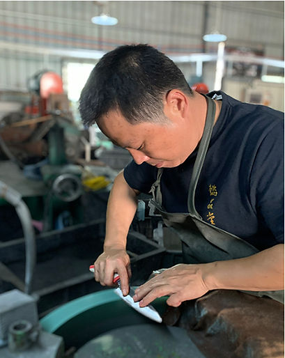 man Building knife