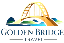 Golden Bridge Travel Agency Logo
