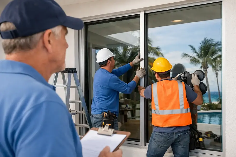 Owner Supervised Impact Window Installation