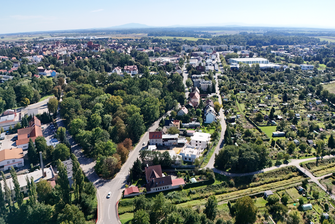 zdjęcie z lotu ptaka środa śląska