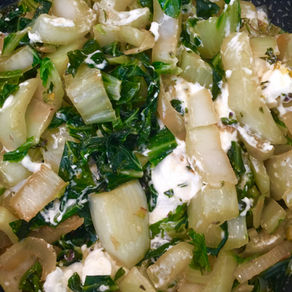 Chou chinois au chèvre
