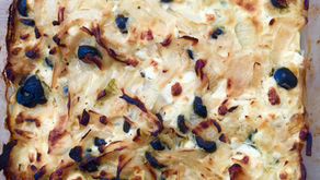 Gratin d'oignons à la feta