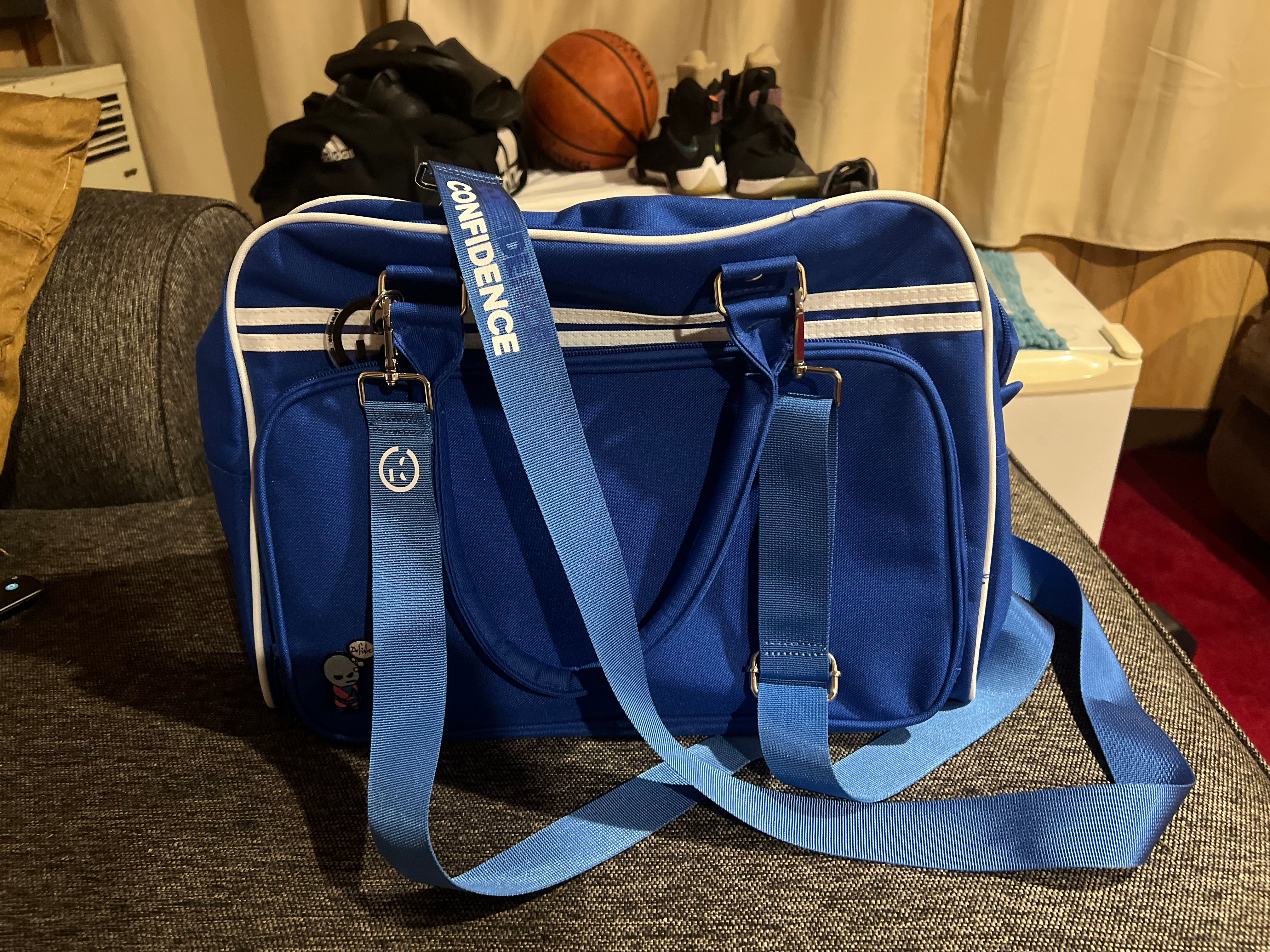 CONFIDENCE BLUE - Retro Bowling/Shoulder Bag (Unisex)