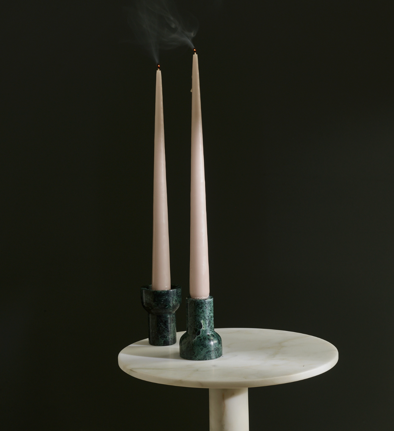 Stone Taper Candle Holder