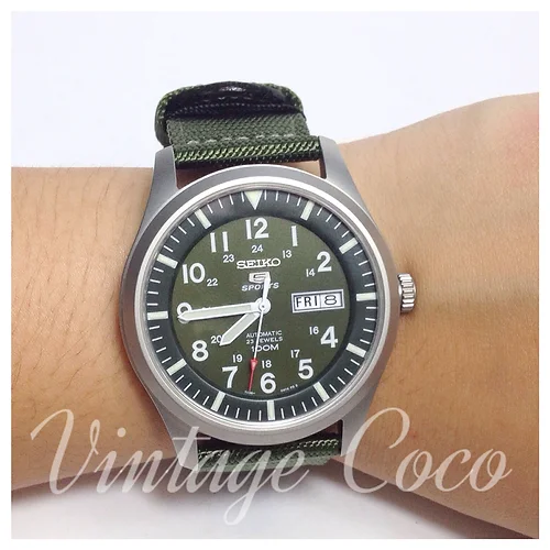 seiko military watch automatic