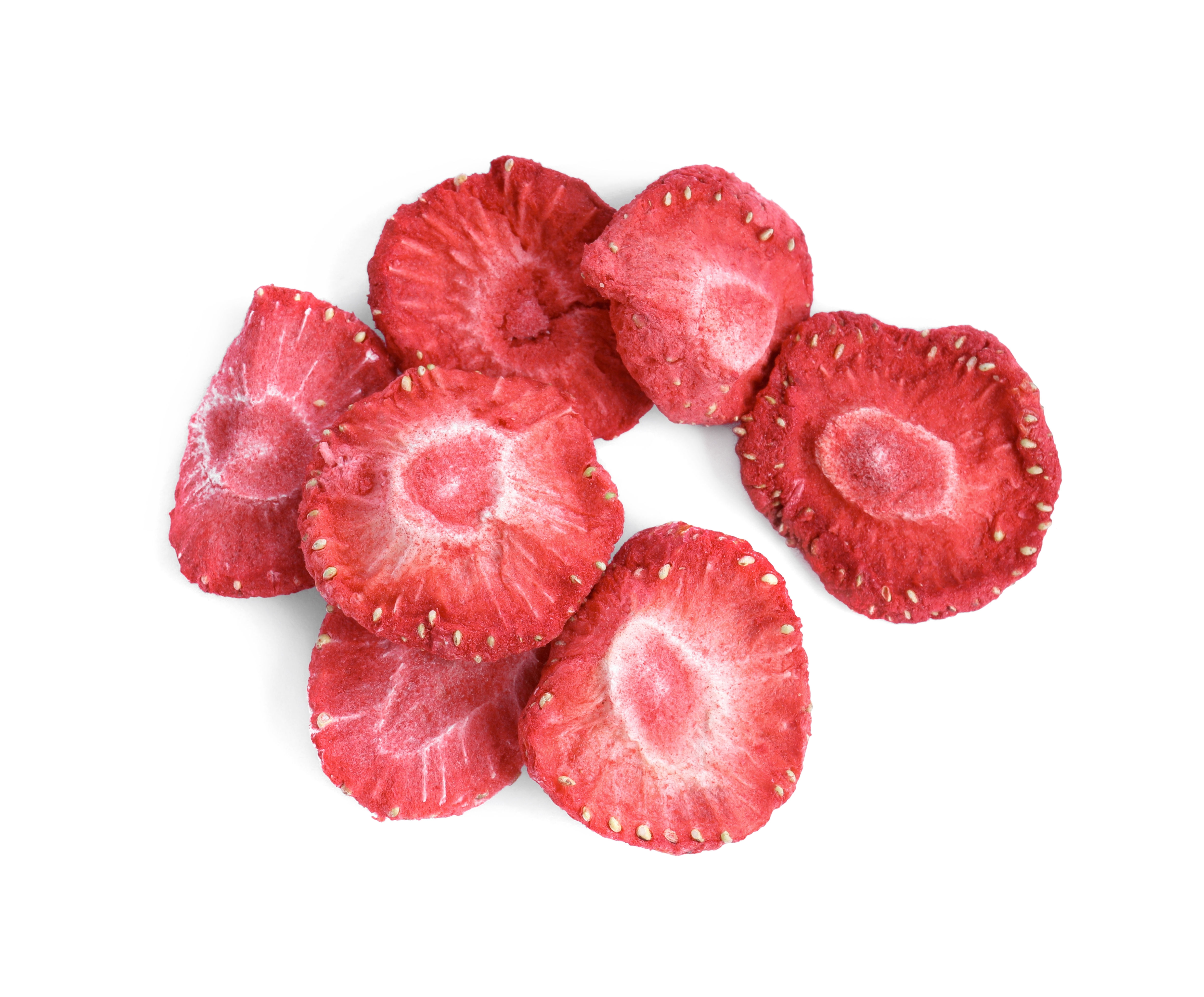 Freeze Dried Strawberries (fresh from the garden)