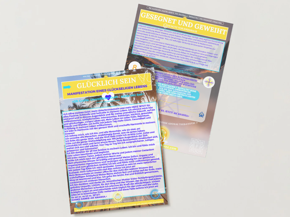 Thumbnail: MANTRAGEBET Nr.8 - Glücklich sein, Manifestation eines glückseligen Lebens
