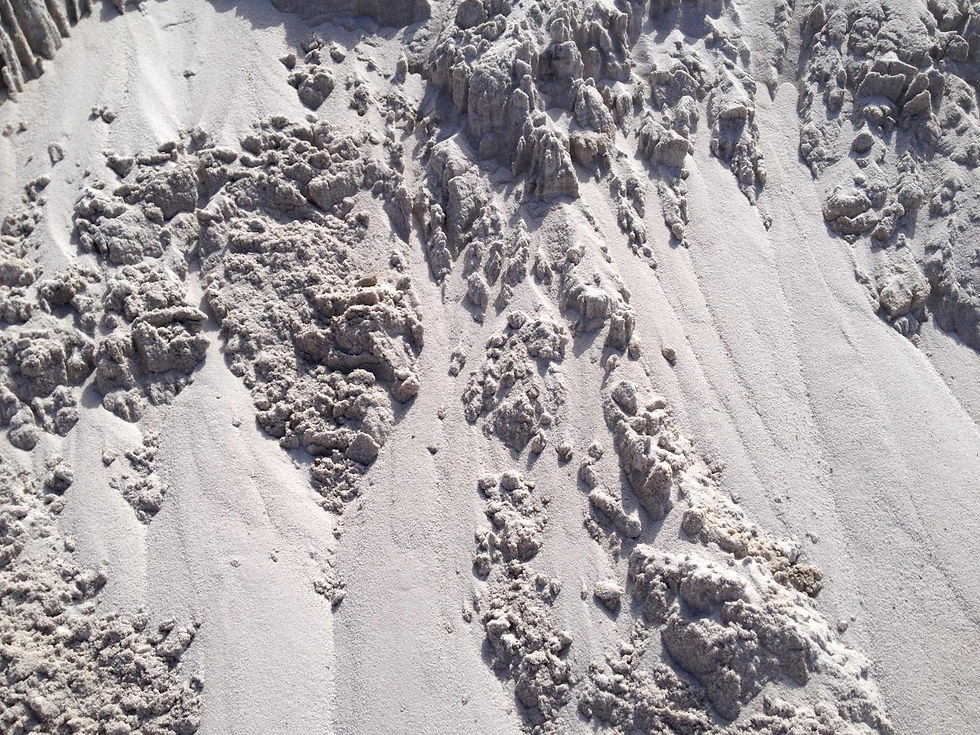 Areia branca fina