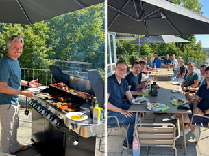 Lunch break with a twist: BBQ with a view from the top!