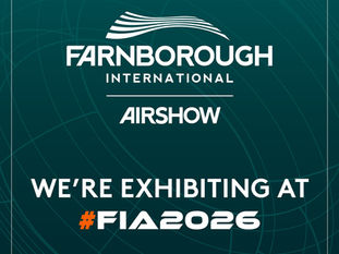 eMoSys Messestand auf der Farnborough International Airshow 2026 mit Fokus auf elektrische Antriebssysteme und nachhaltige Luftfahrttechnologien