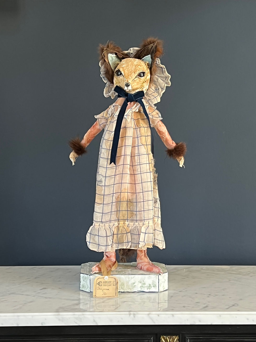 TRINQUESSE FOX Sculpture
