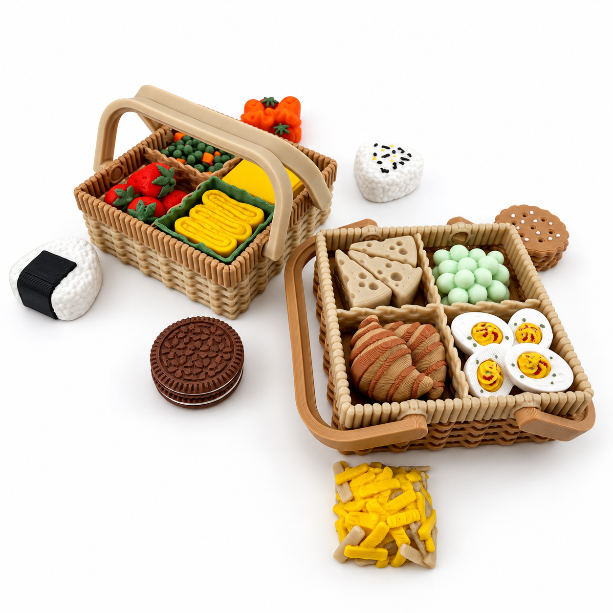 Large Picnic Basket - 4 Keycaps