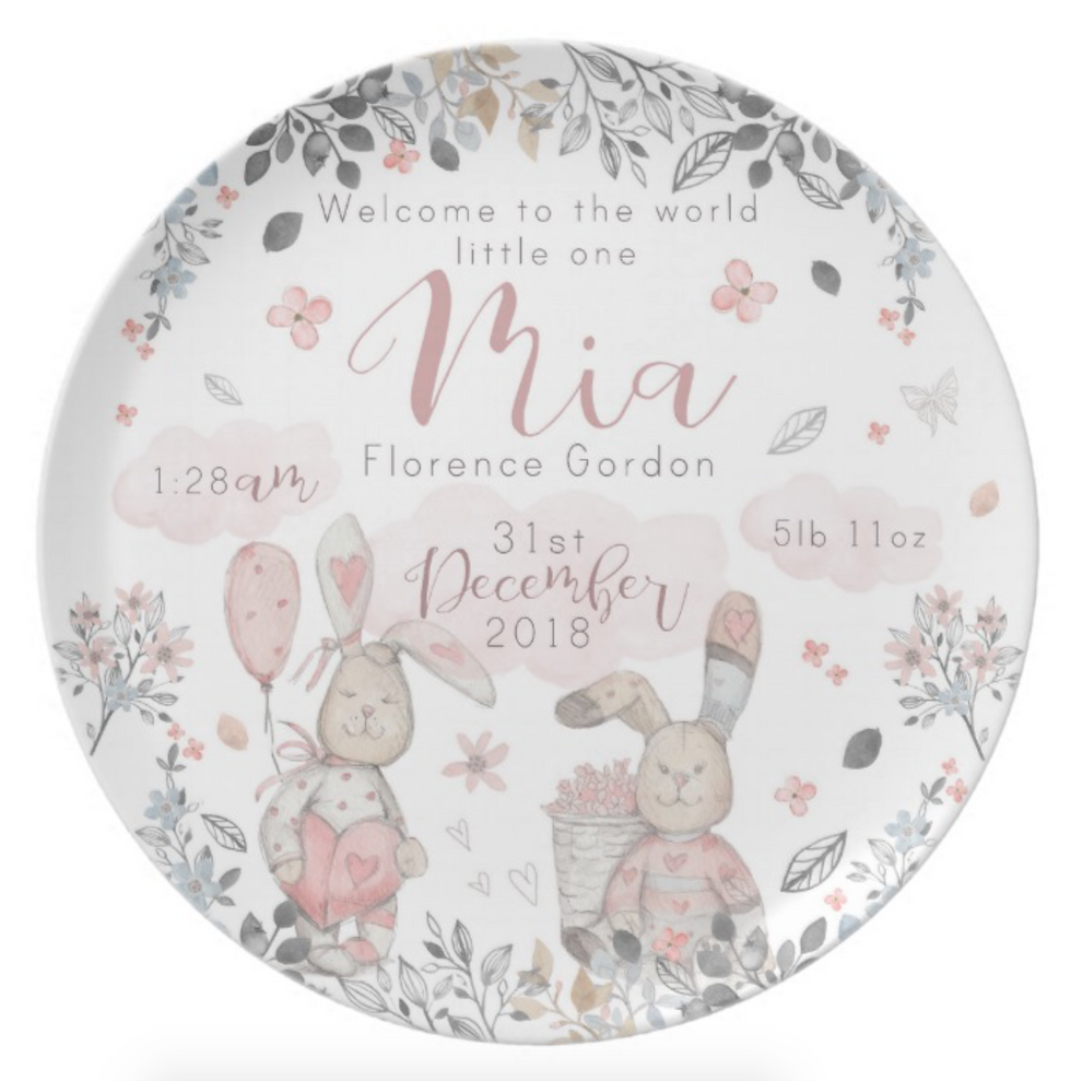 Thumbnail: Floral Rabbits Pink
