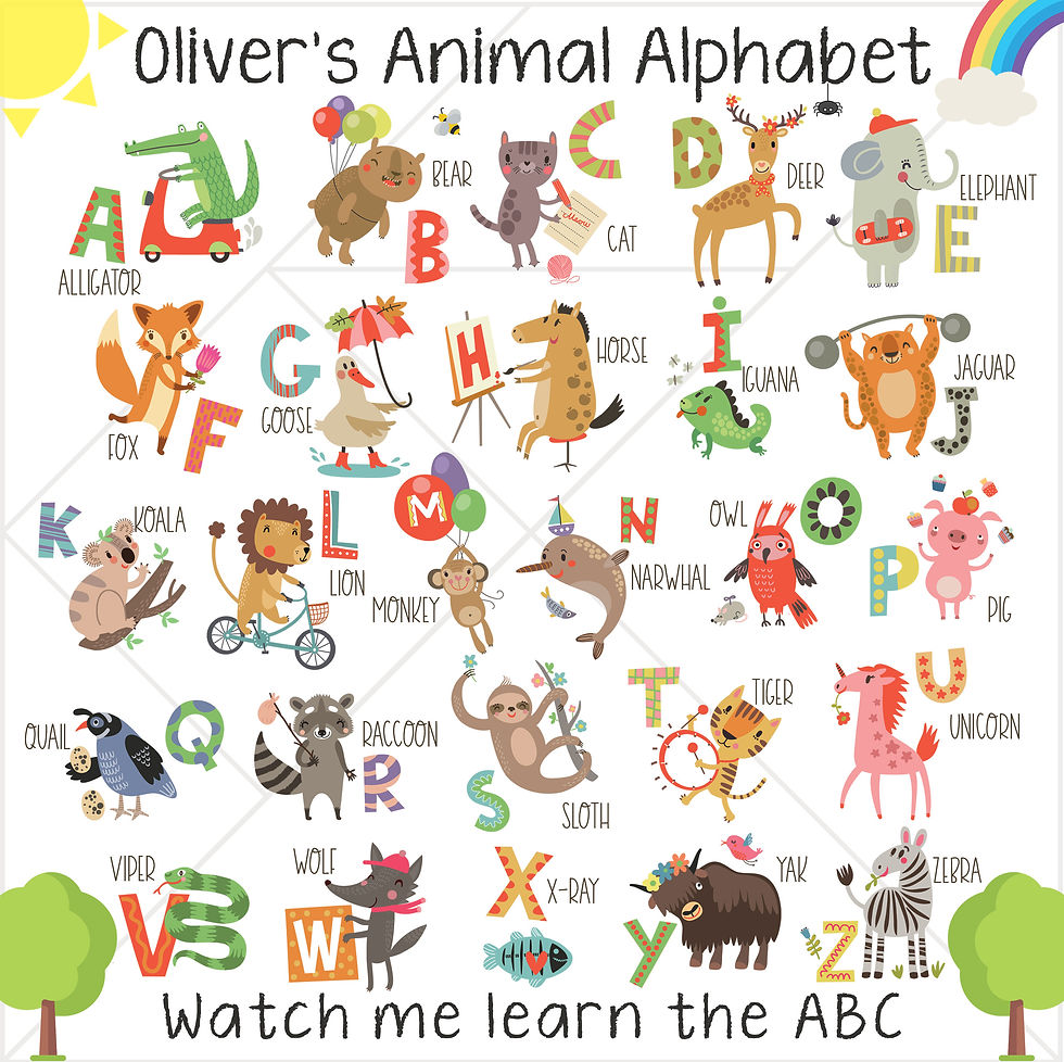 Thumbnail: Animals of the Alphabet Tangram
