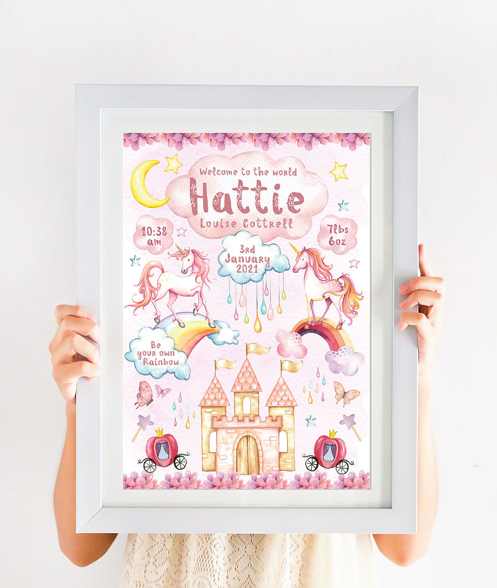 Rainbow Unicorn Castle