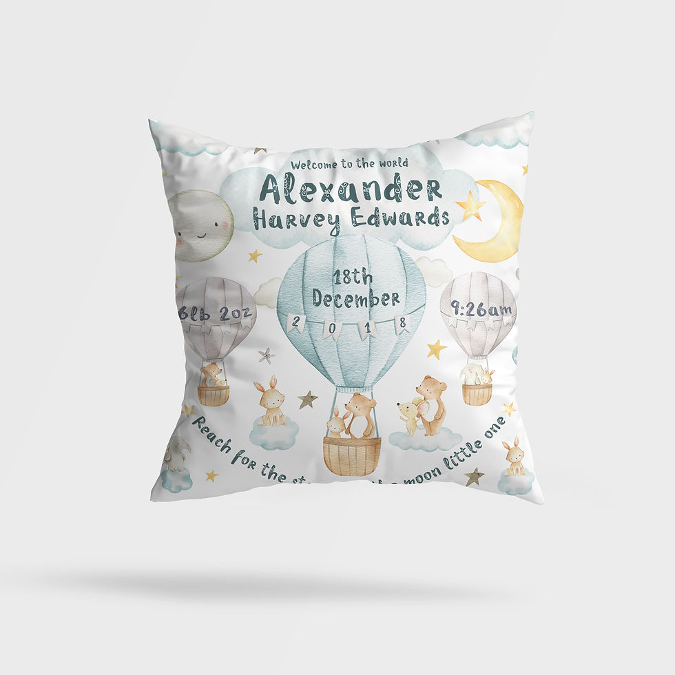 Hot Air Balloons Blue