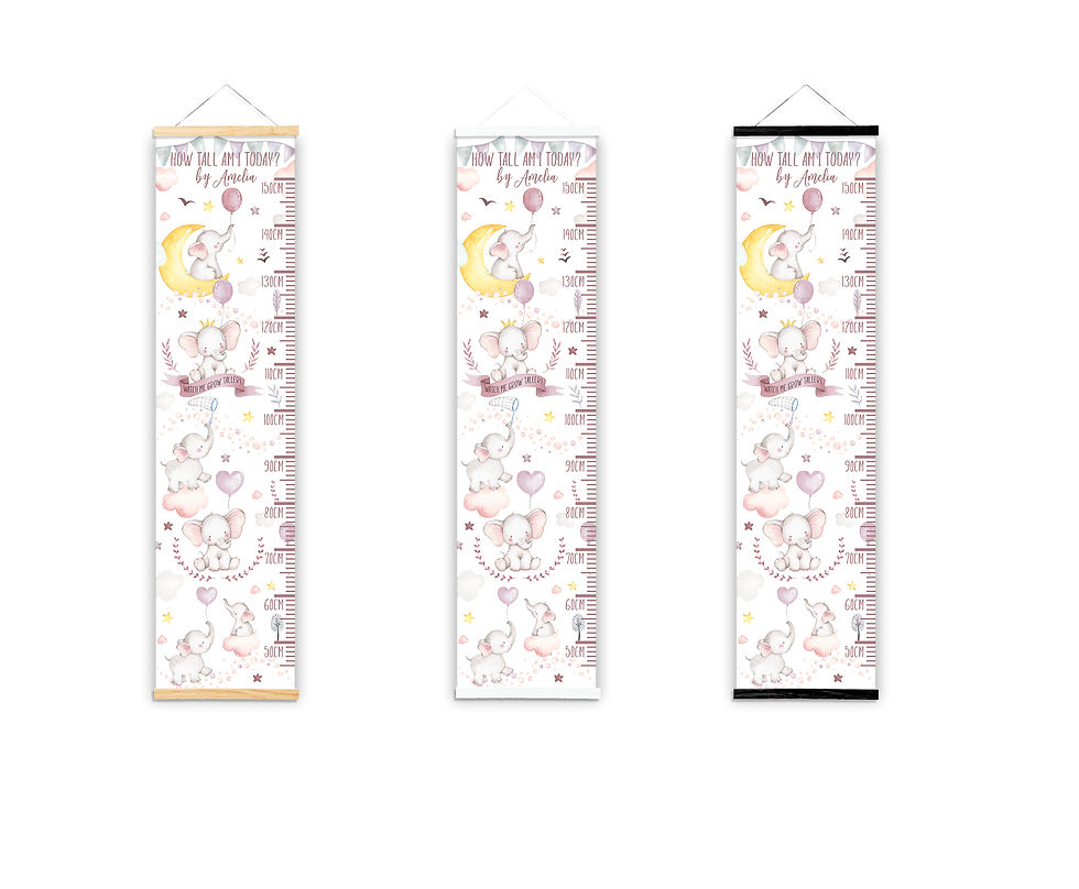 Thumbnail: Watercolour Baby Elephants Pink