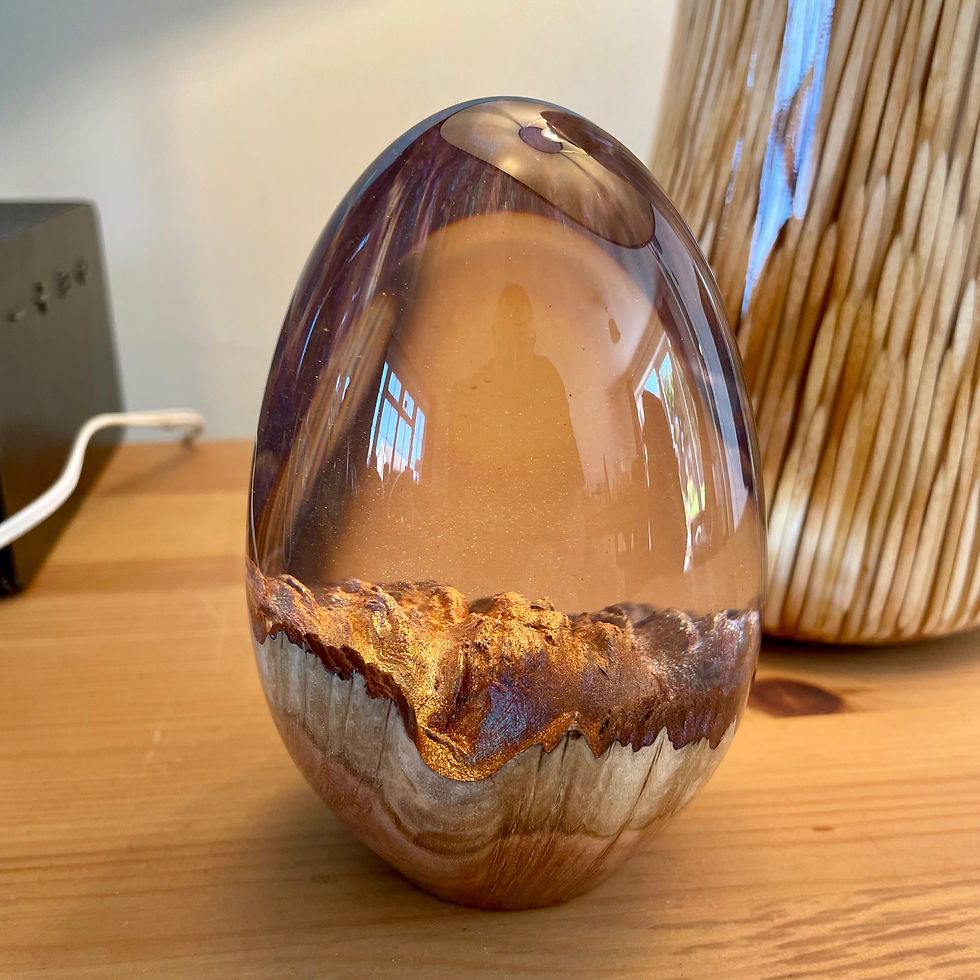Thumbnail: Handmade Dragon Egg Red Purple Color Shifting