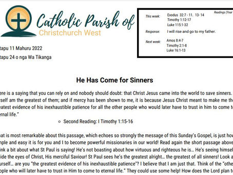 24th Sunday in Ordinary Time