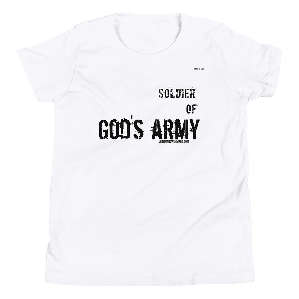 Thumbnail: Soldier of God's Army Girl's Short Sleeve T-Shirt