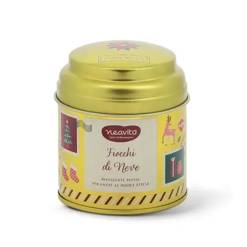 Neavita Barattolino Oro Natale Infuso Fiocchi Di Neve 6 Filtroscrigno


