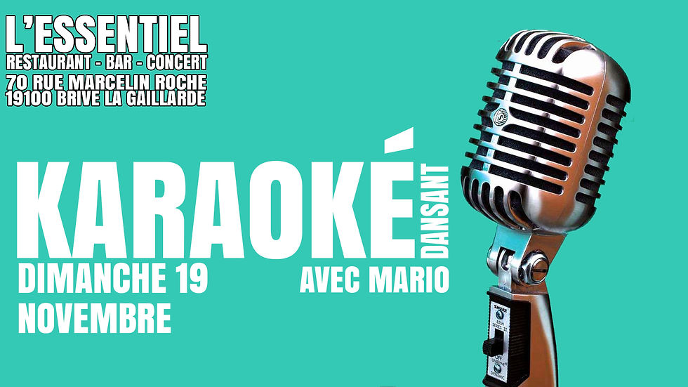 Traditionnel Karaoké du dimanche
