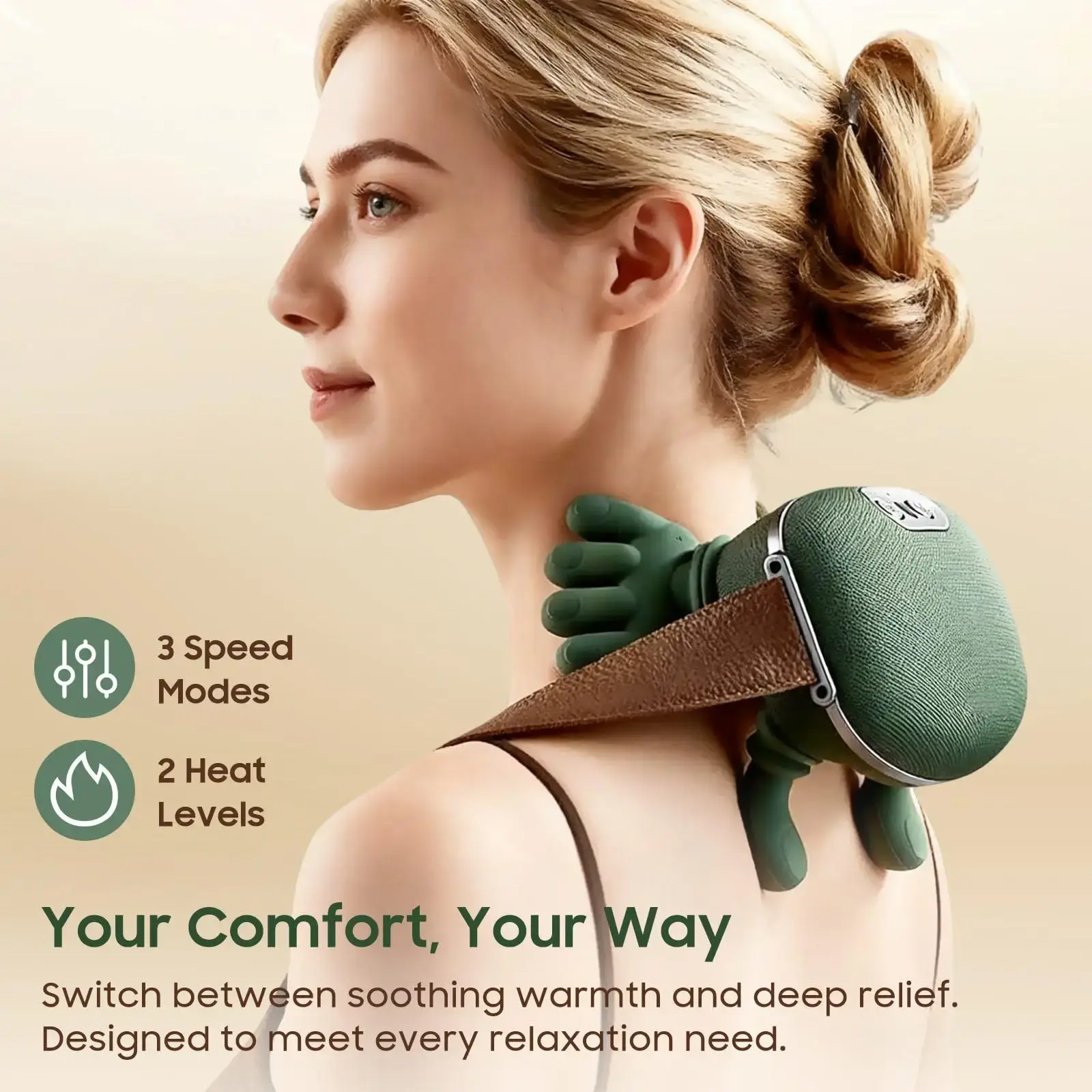 Bionic Finger Neck & Shoulder Massager Wireless Neck Cervical 2026