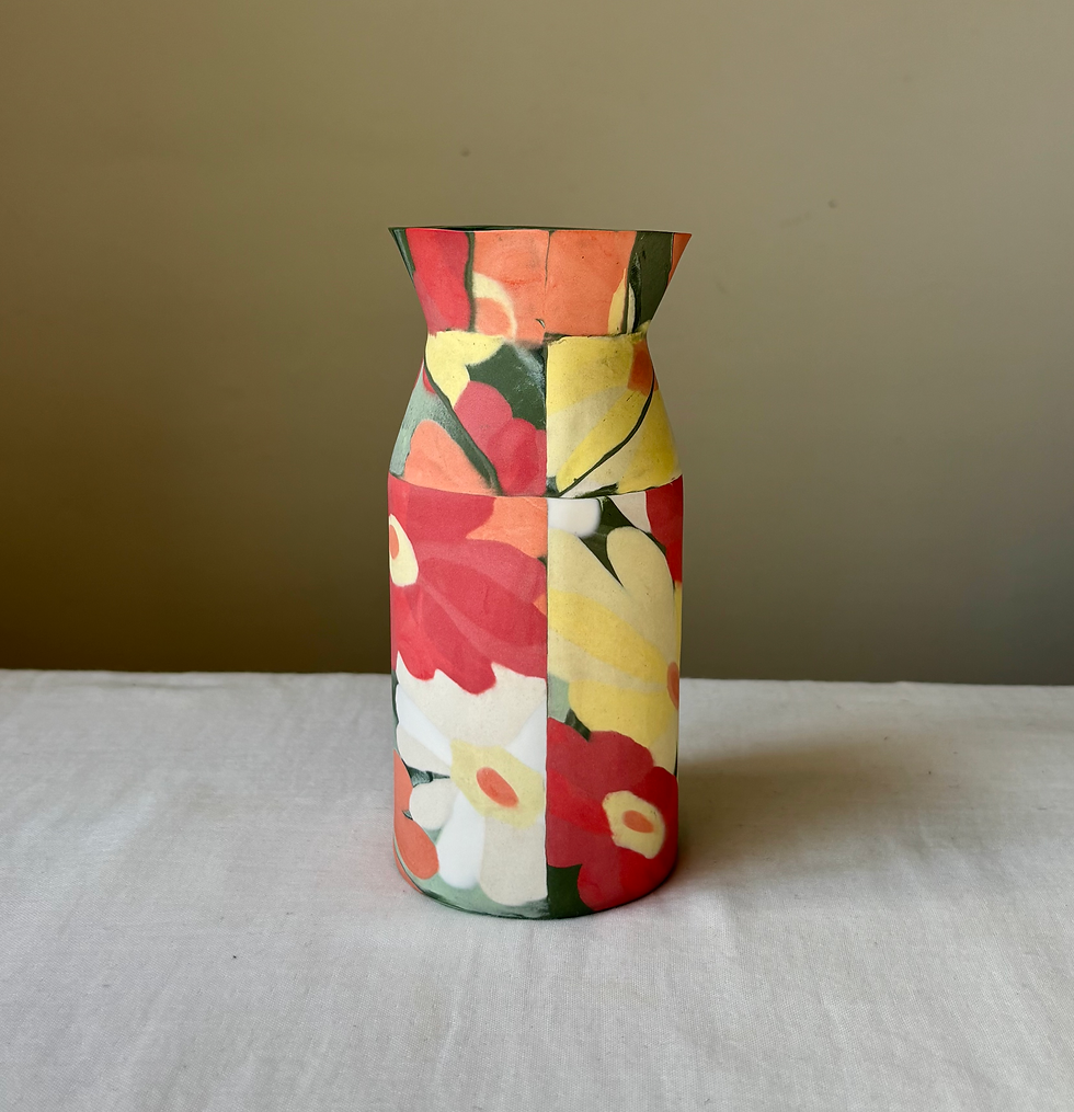 Thumbnail: Elegant Zinnia Bottle Vase