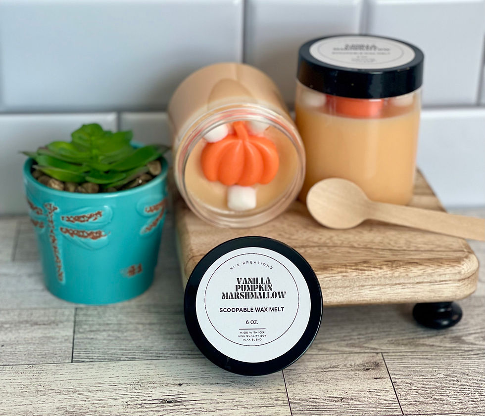 Vanilla Pumpkin Marshmallow Scoopable Wax Melt 