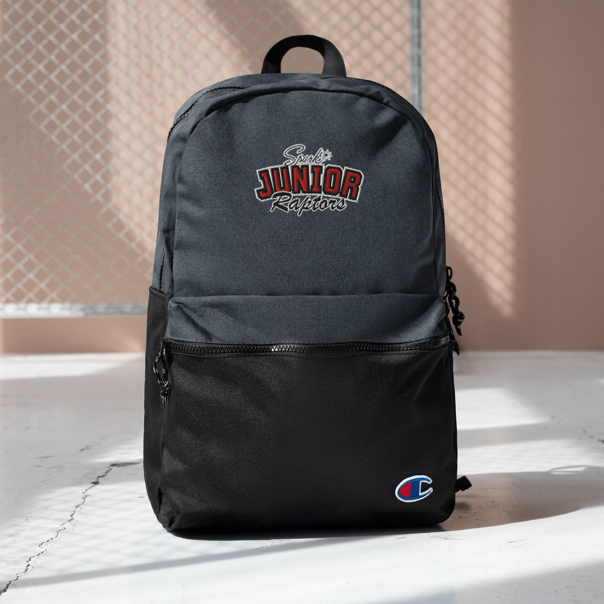 JR RAPTORS | Embroidered Champion Backpack