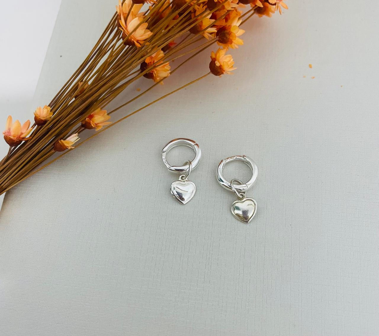 Argolinha Coração Preenchido