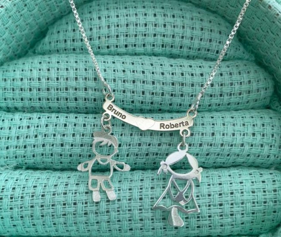 Canga Personalizada com 2 Filhos