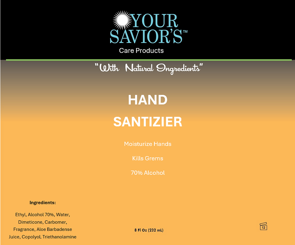 4 oz Hand Sanitizer