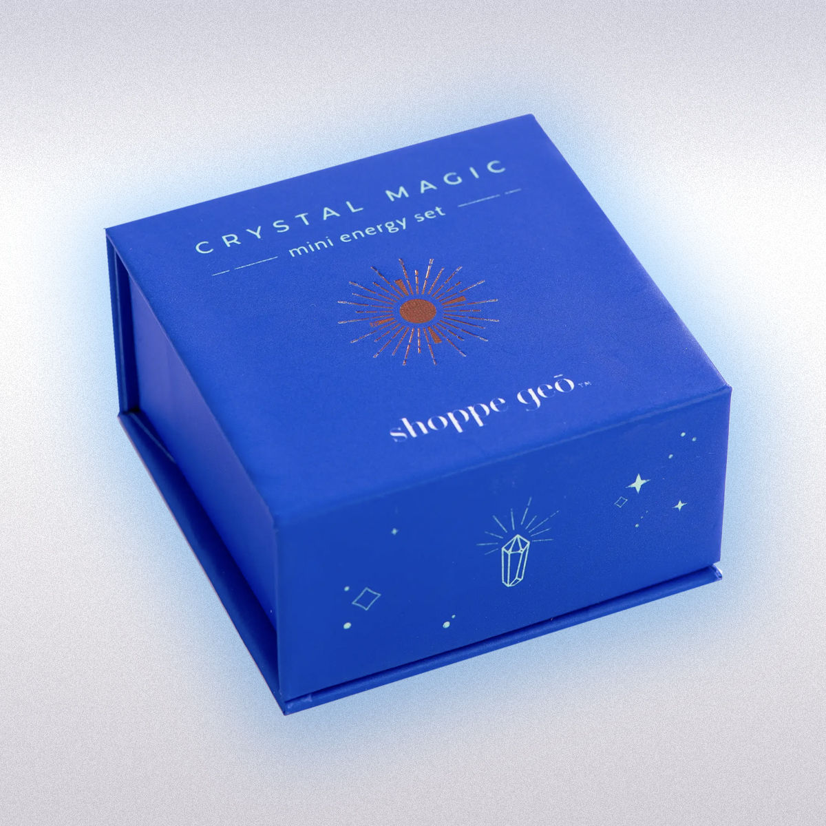 Blue Box of Cleanse + Radiate Crystal Set