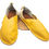Thumbnail: Womens yellow barefoot shoes with soft leather soles that adapt to your feet, offering natural comfort and grounding support.