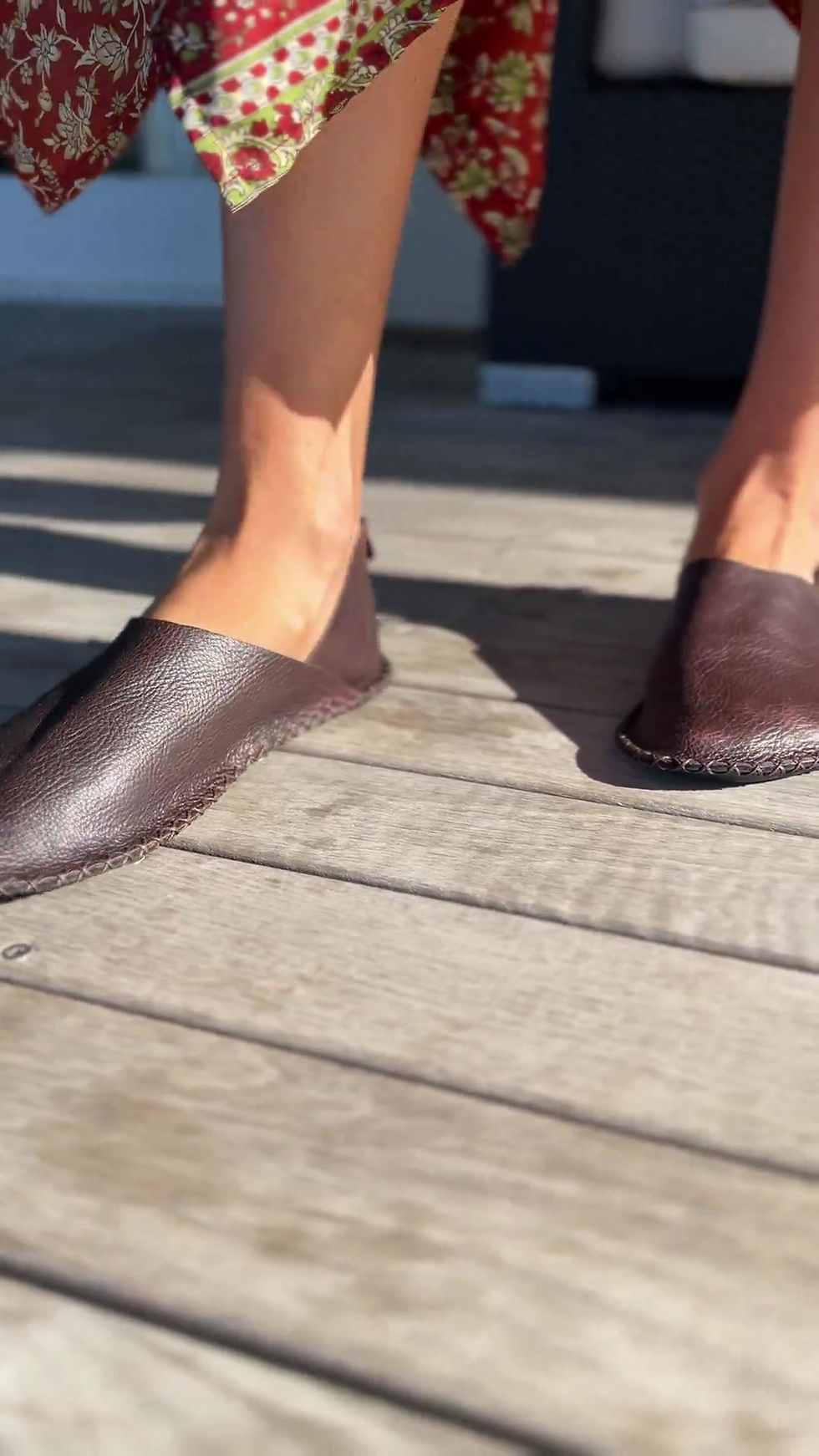 Thumbnail: Elegant brown mens barefoot shoes that keep you in touch with nature and perfect for all day wear