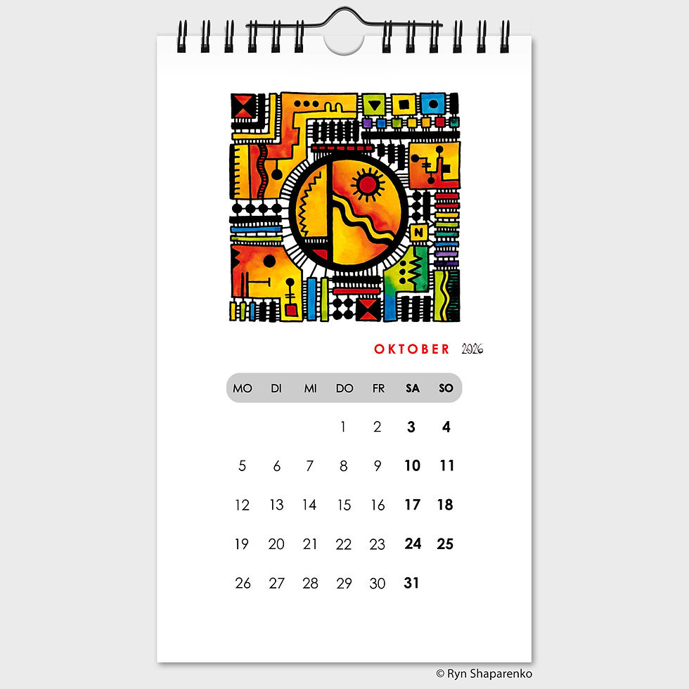 Thumbnail: Art calendar 2026, handmade