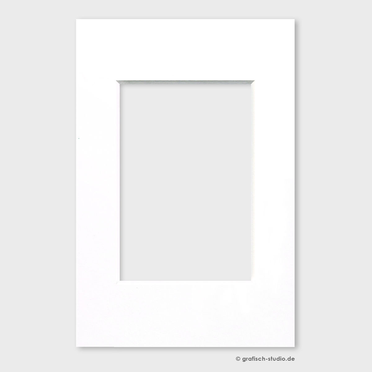Passe-partout 10x15 cm, white, 2 mm