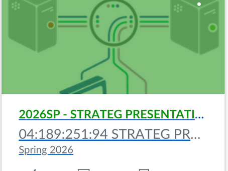 Strategic Presentation 2026 Course Takeaways 