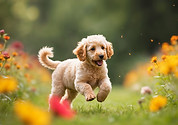 cane che corre
