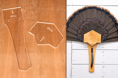 Template For DIY Turkey Mount | gunflintdesigns