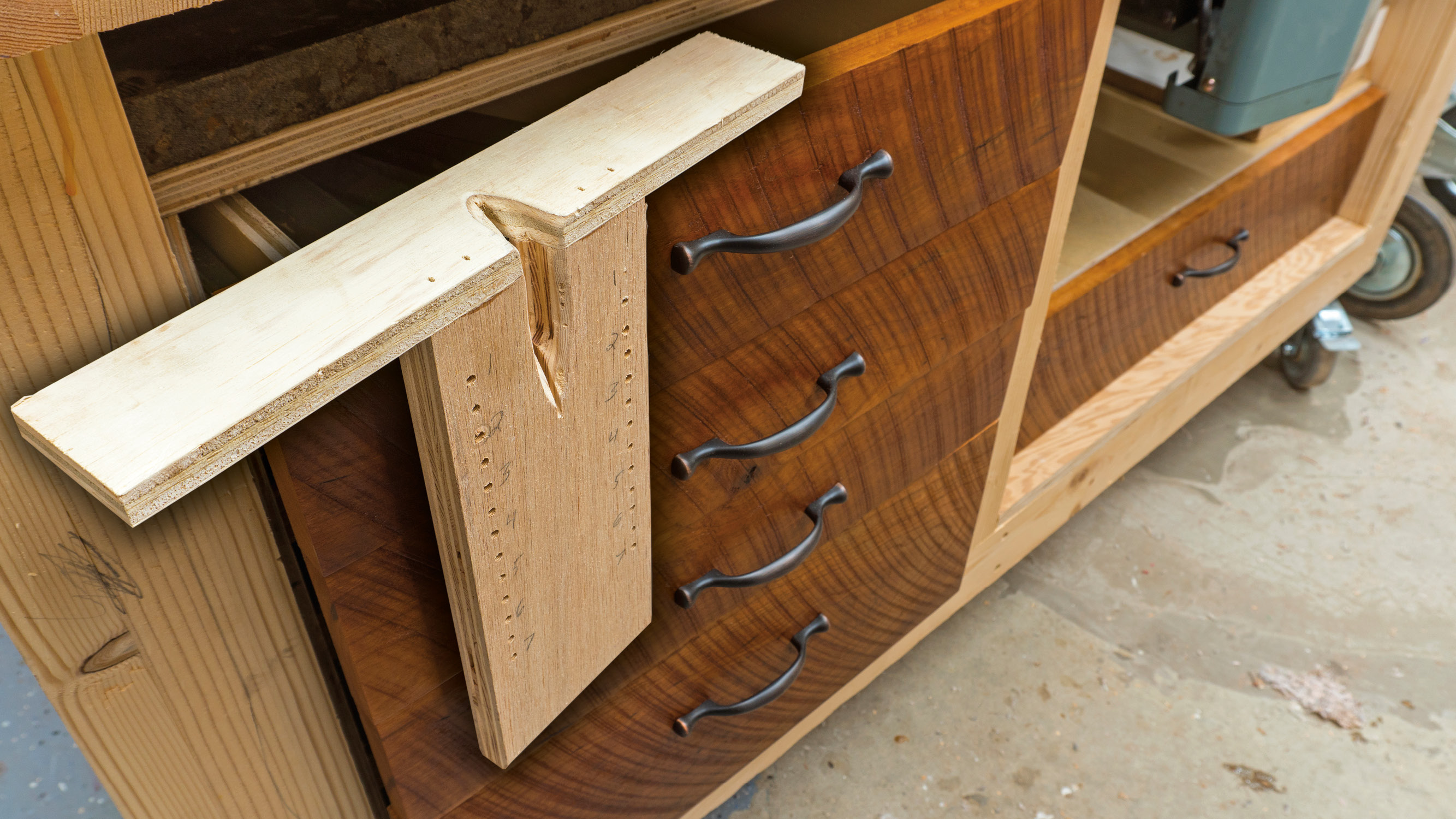 DIY Drawer Pull Jig