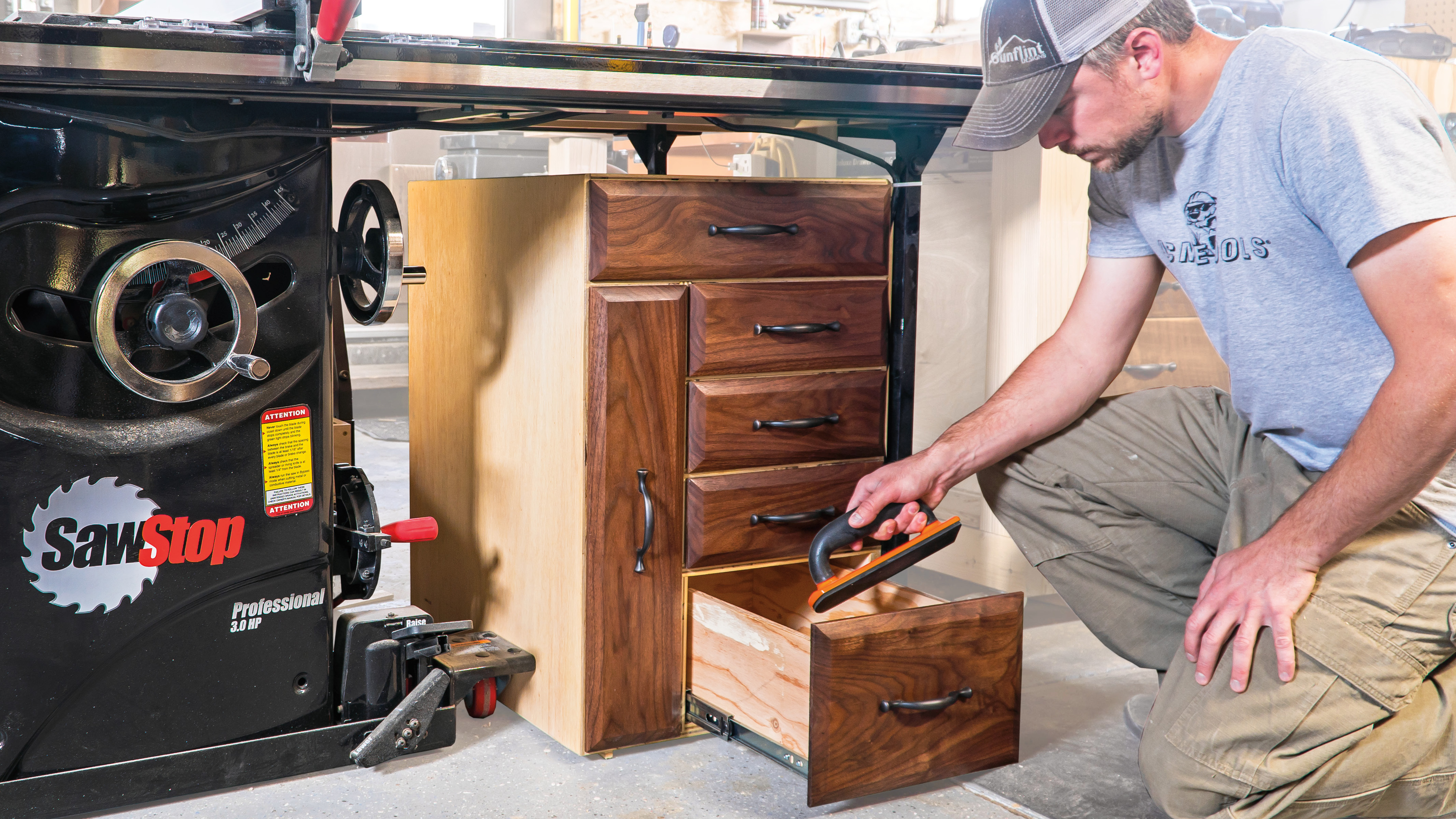 Table Saw Storage Cabinet