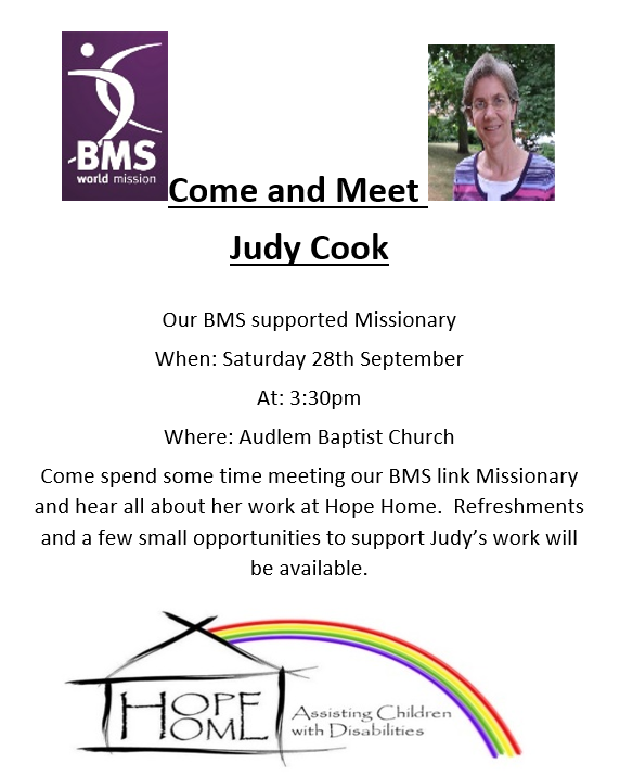Judith Ruth Cook Come and meet Judy Cook
