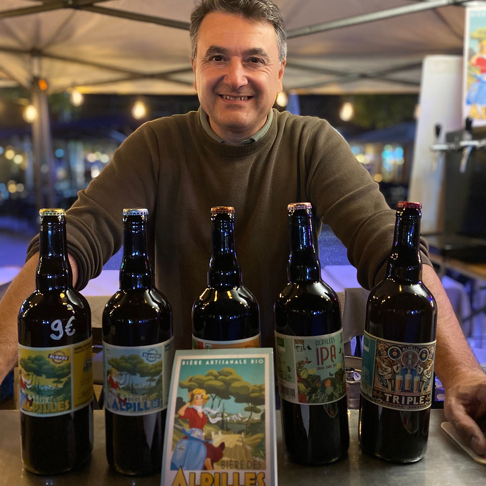 Les bières artisanales de la Brasserie Des Alpilles à Eygalières étaient présentes à l'Oktoberfest de Salon de Provence organisé par le collectif Bières de Provence