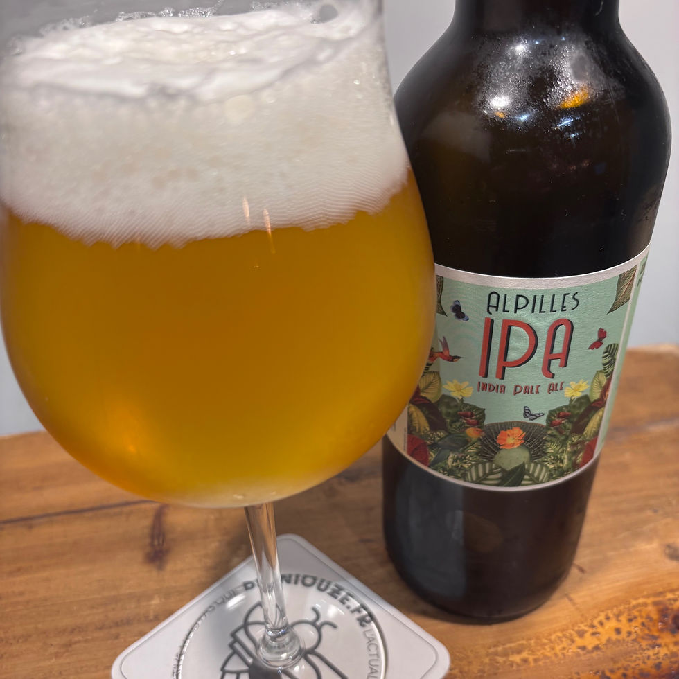 L'IPA aux arômes subtils de la brasserie artisanale Brasserie des Alpilles à Eygalières. 