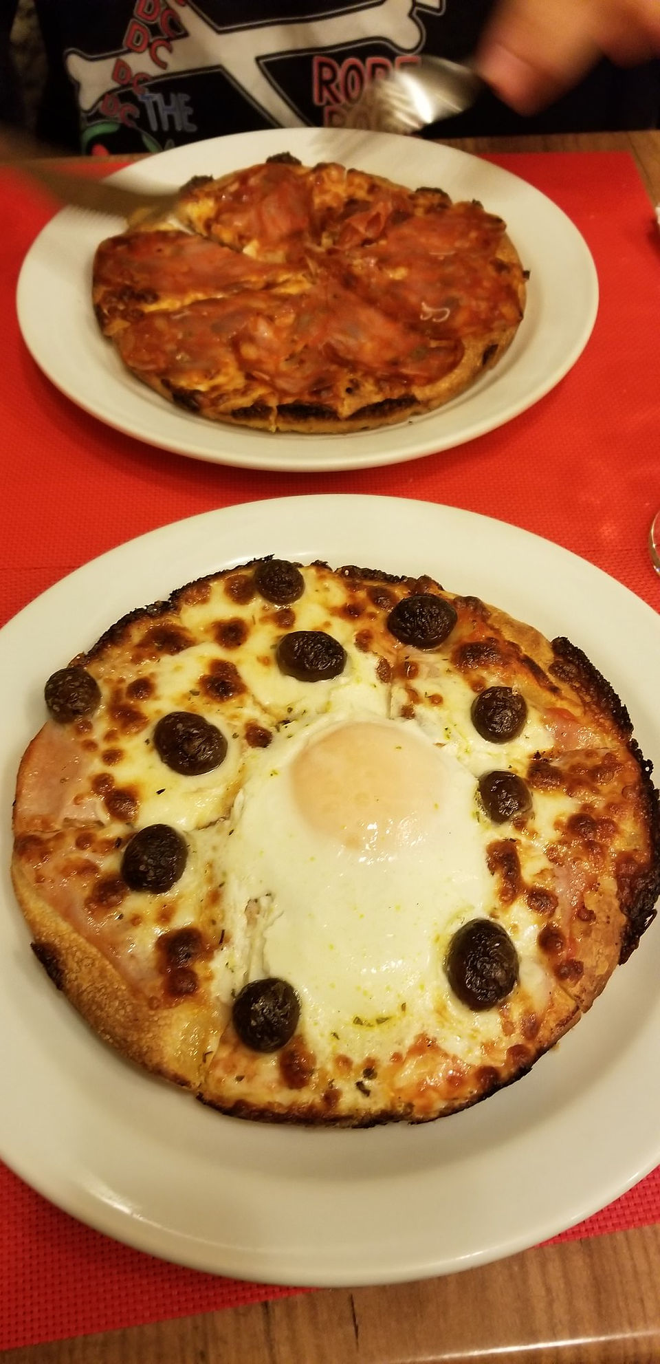 Egg & Kalamata Olives Pizza