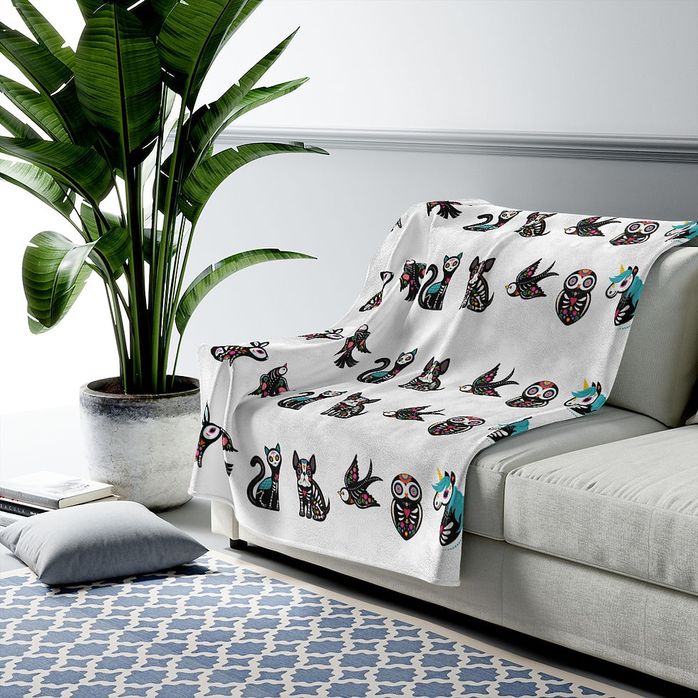 Variety Animal Print Velveteen Plush Blanket