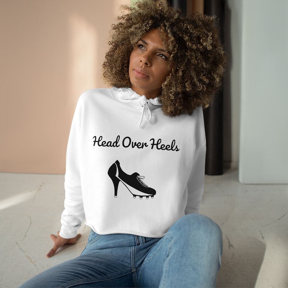 Thumbnail: Head Over Heels Crop Hoodie