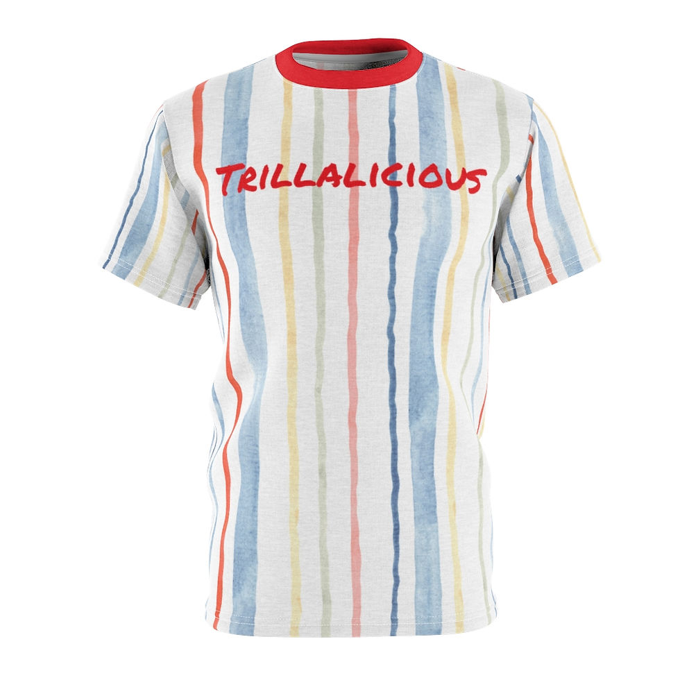 Thumbnail: Stripe Men's AOP Cut & Sew Tee